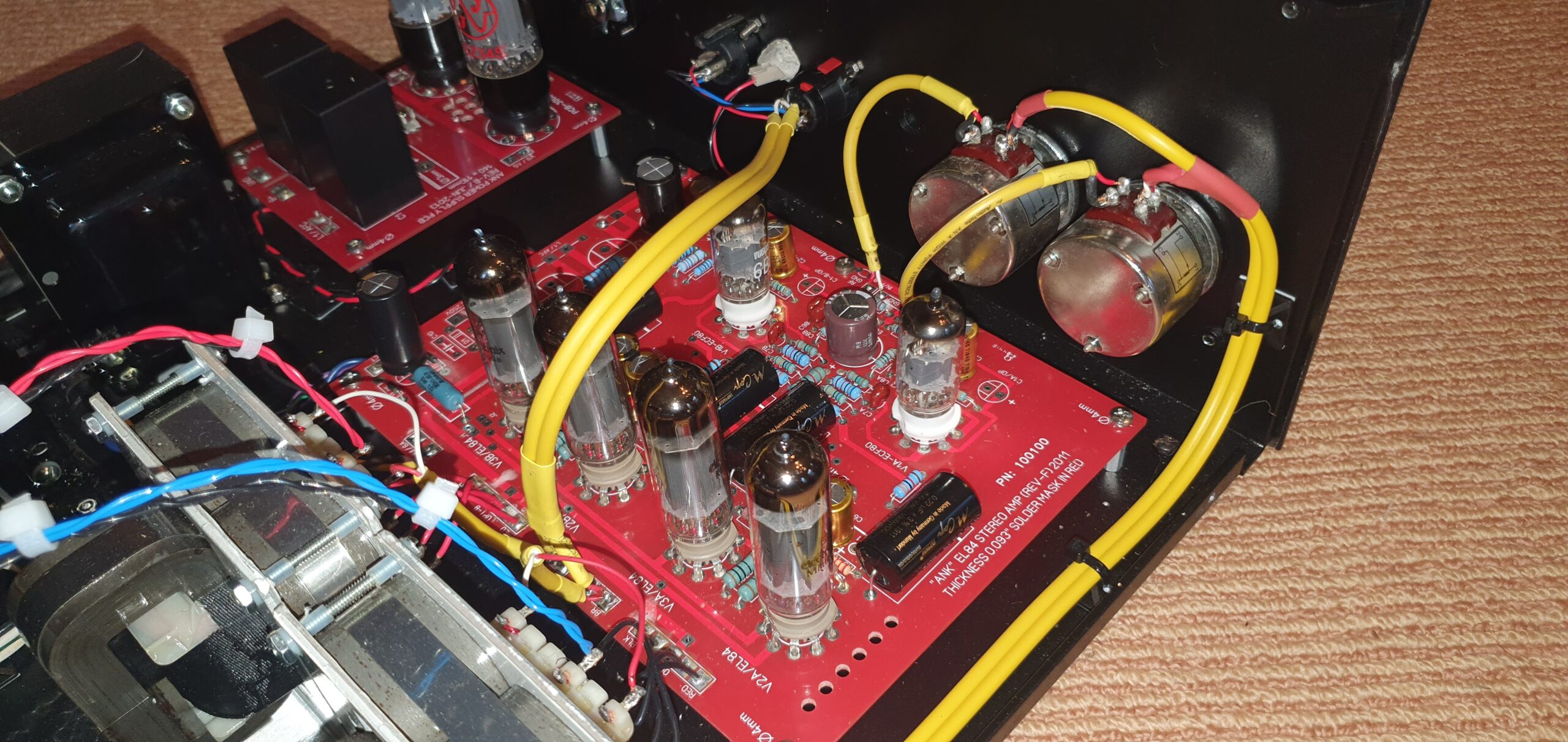 Headphone C core EL84 Amplifier “Virtuoso” ANK Audio Kits